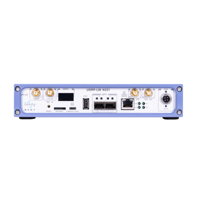 Ettus USRP N321 সামঞ্জস্যপূর্ণ। 2 টিএক্স/আরএক্স চ্যানেল, আরএফ 3 MHz-6 GHz, 200 MHz BW প্রতিটি, 1 × QSFP+, 2 × SFP+, 1 × RJ45, USRP সফটওয়্যার সংজ্ঞায়িত রেডিও ডিভাইস